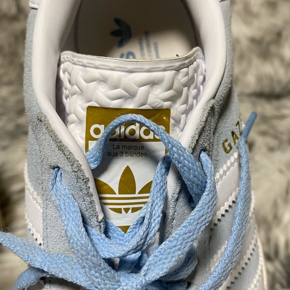 Adidas Sky Blue Gazelle Bold Platform Sneaker - Picture 10 of 13